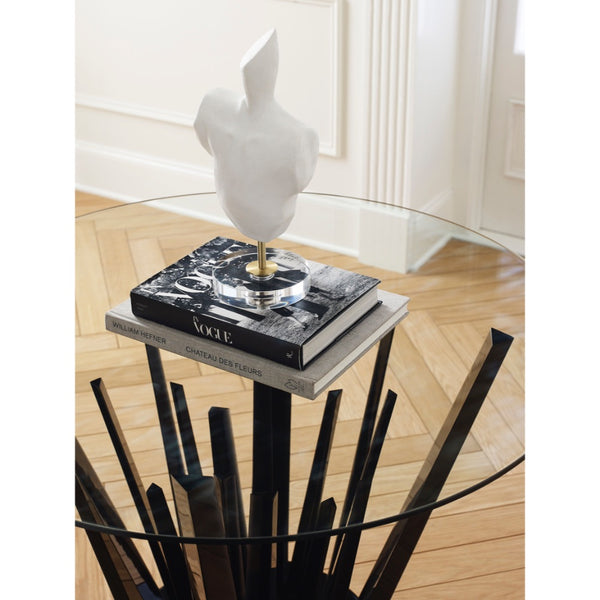 matte white composite vogue sculpture contemporary