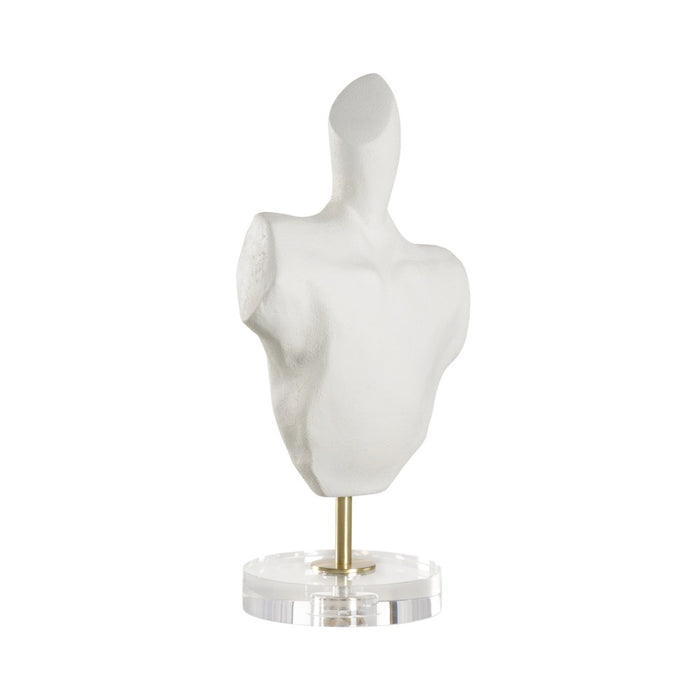 matte white composite vogue sculpture contemporary