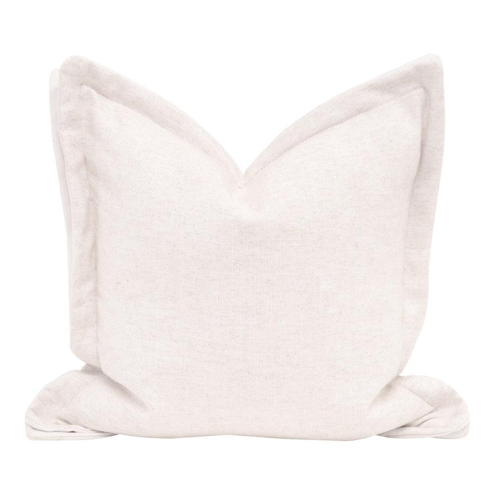 Textured Cream Linen Essential Pillows (set of 2)1