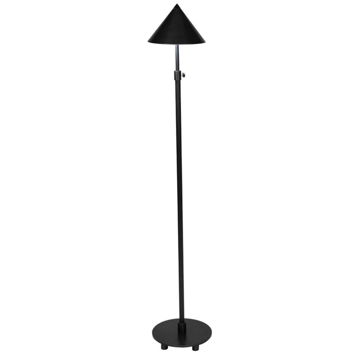 bronze finish adjustable library floor lamp