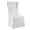 Padma's PlantationAtlantic Beach Wing Dining Chair Sunbleached White Slipcover
