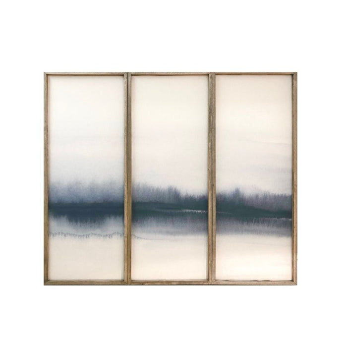 Abstract 3 tier wall decor