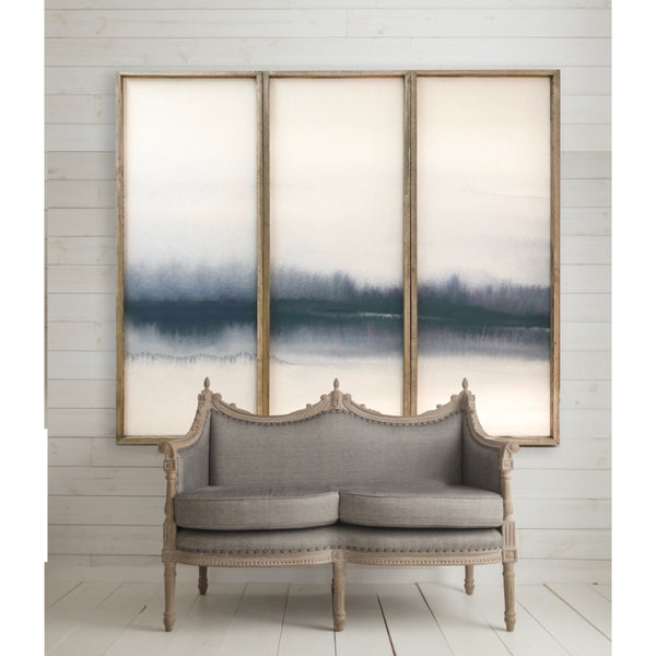 abstract triptych framed art set