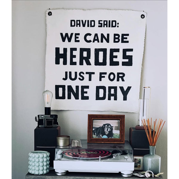 cream canvas david bowie quote