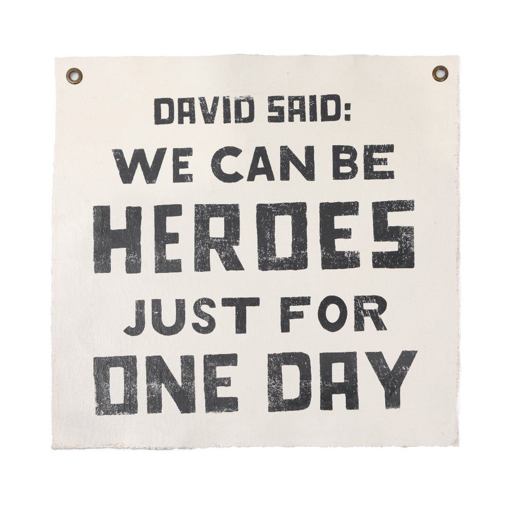 cream canvas david bowie quote