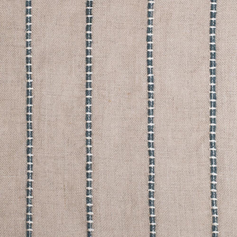 natural linen stripe curtain panel