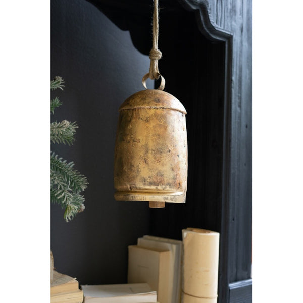 aged gold large bell