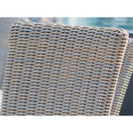 outdoor dining chair woven resin armless organic cushioned kubu gray