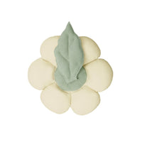 daisy flower cushion pillow petals yellow white poplin cotton canvas