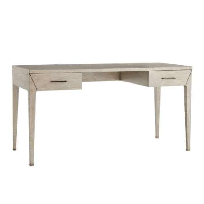 Oak Desk - Dublin - Antique Brass Details