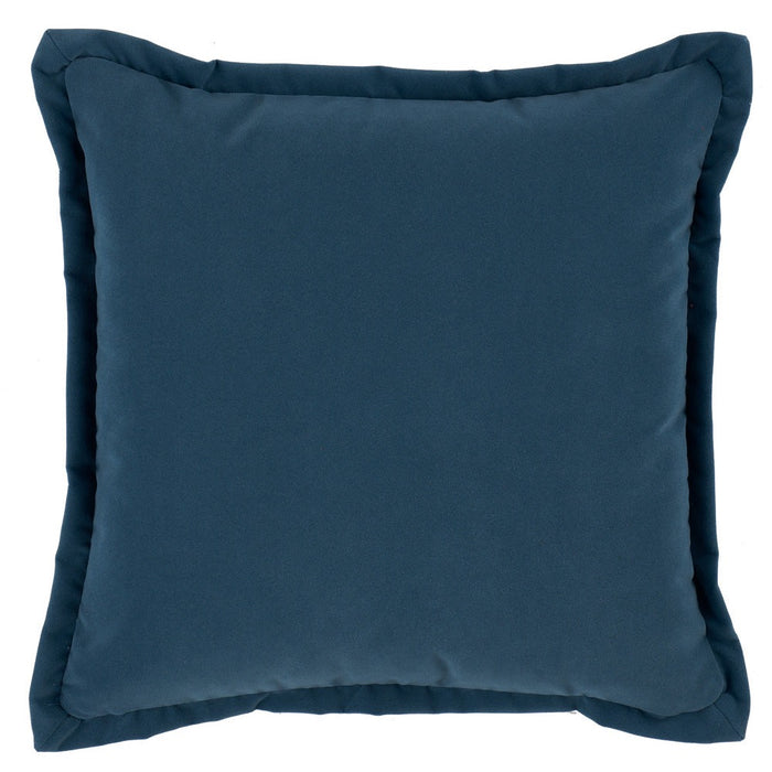 navy velvet square throw pillow indoor outdoor
