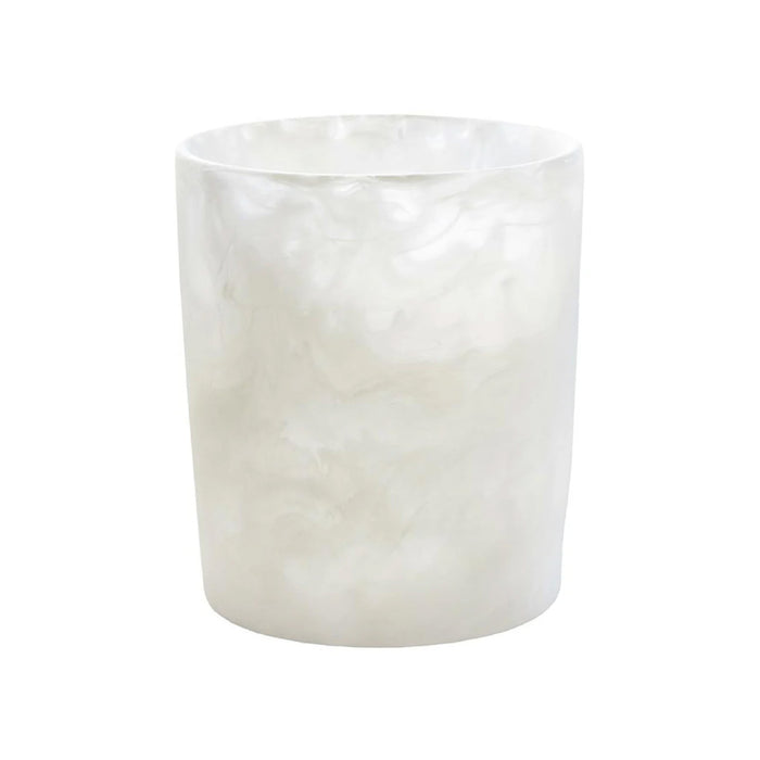 Santa Barbara Design Studio Resin White Tumbler Glasses (set of 4) shown on a plain white background.