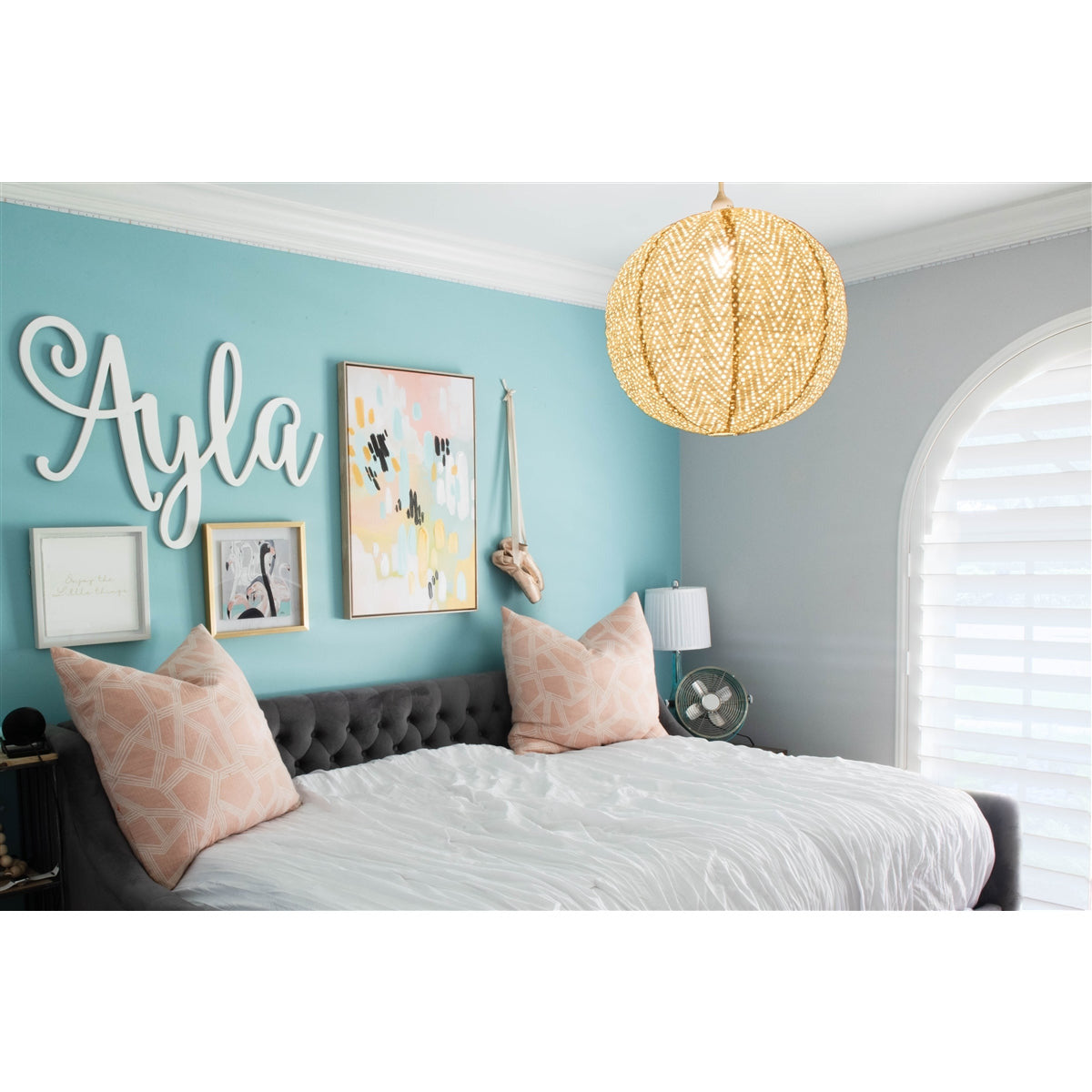 lantern chevron solar hanging light decor