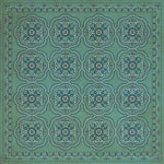 Pattern 28 A Tranquil Heart Vinyl Floorcloth