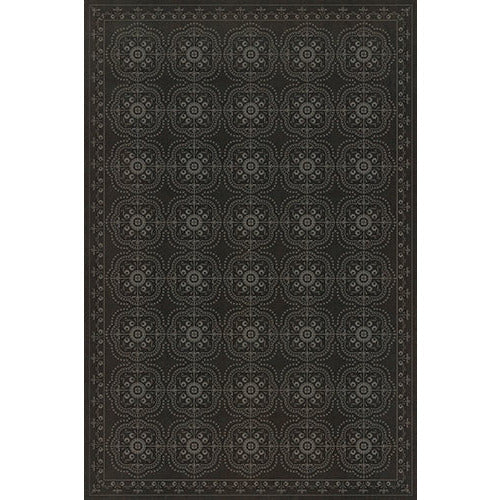 Designer Spicher & Company Pattern 28 Dark & Deep Vinyl Floorcloth | BSEID