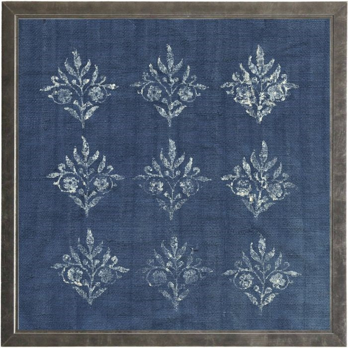 Block Print Indigo Linen