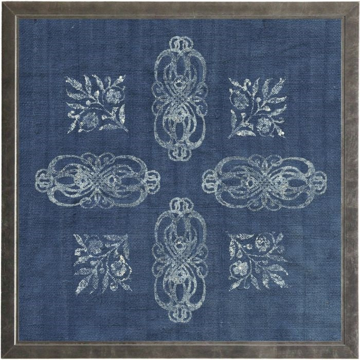Block Print Indigo Linen