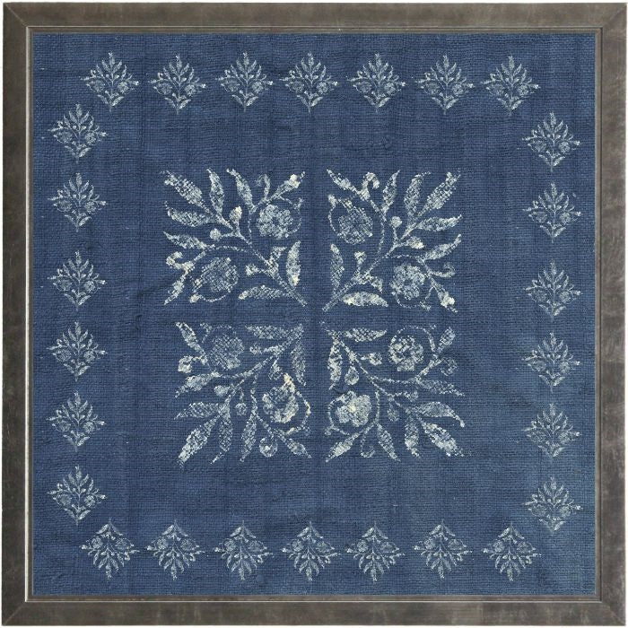 Block Print Indigo Linen