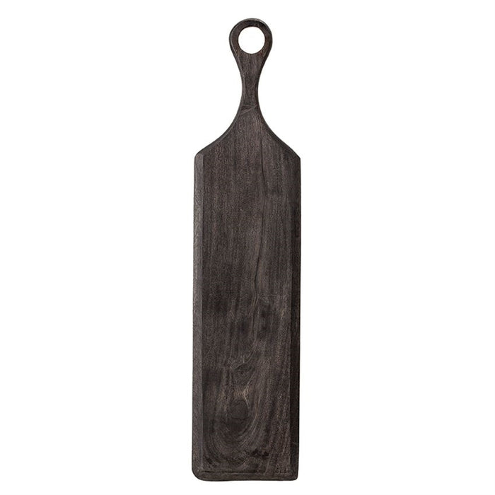 acacia wood black cutting board tray serveware