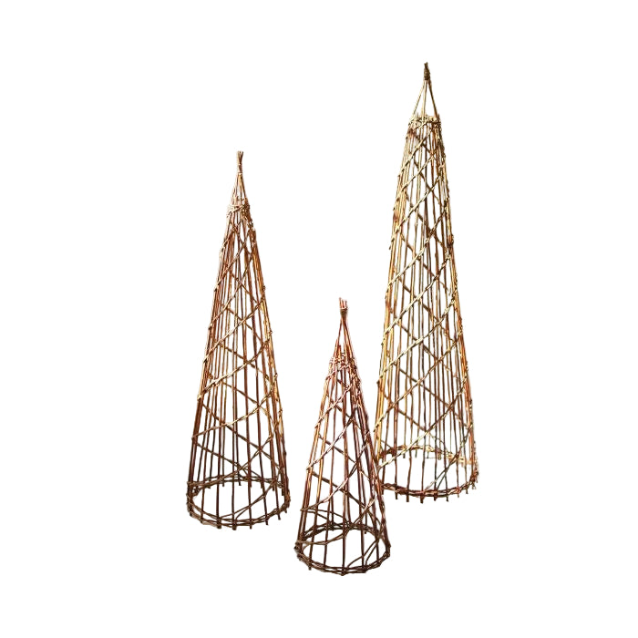 nesting twig christmas tree set