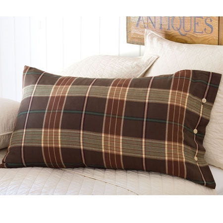 Brown, tan, and white comforter set