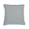 sea glass blue matelasse pillow shams cotton abstract geometric weave
