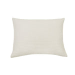cream off-white blanket twin queen king pillow sham standard stonewashed cotton waffle weave