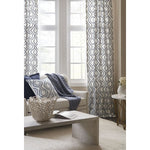 Curtain Panel - Kas - Blue (size + treatment options)