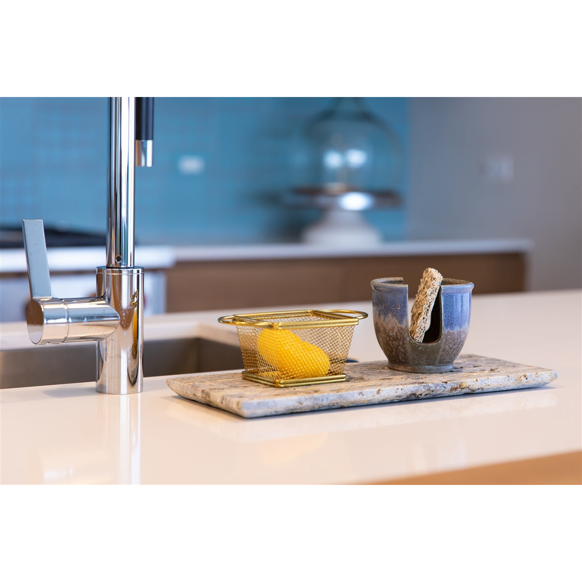 stainless steel gold finish strainer mesh basket grater kitchen