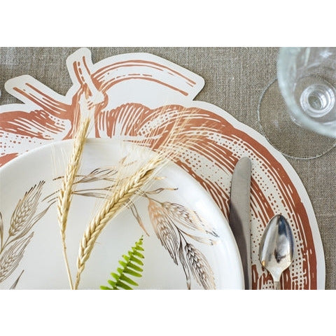 Pumpkin Placemats by Hester & Cook - Christmas Paper Place Mats
