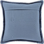 White and blue pillow