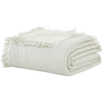 mint green coverlet throw stripe fringe Euro sham pillow