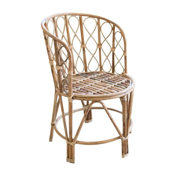 Tan wood chair
