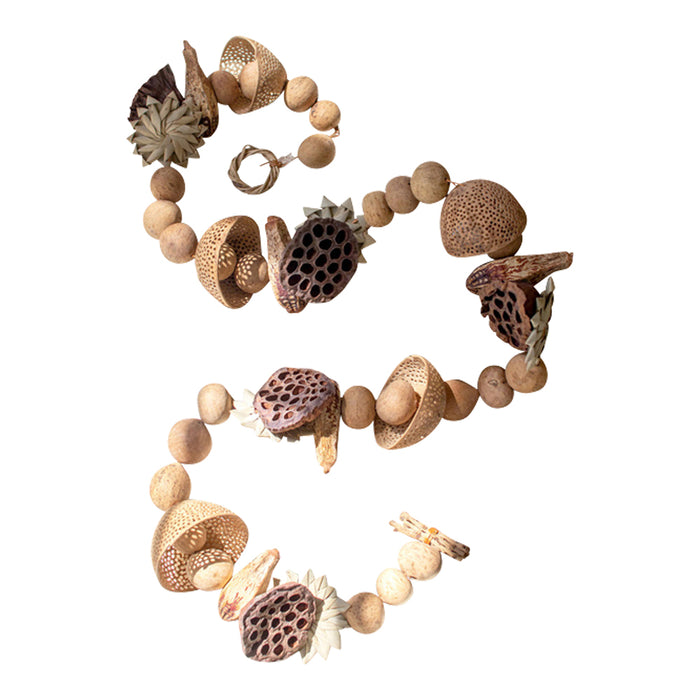 Natural beads home decor