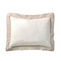linen dune embroidered duvet shams