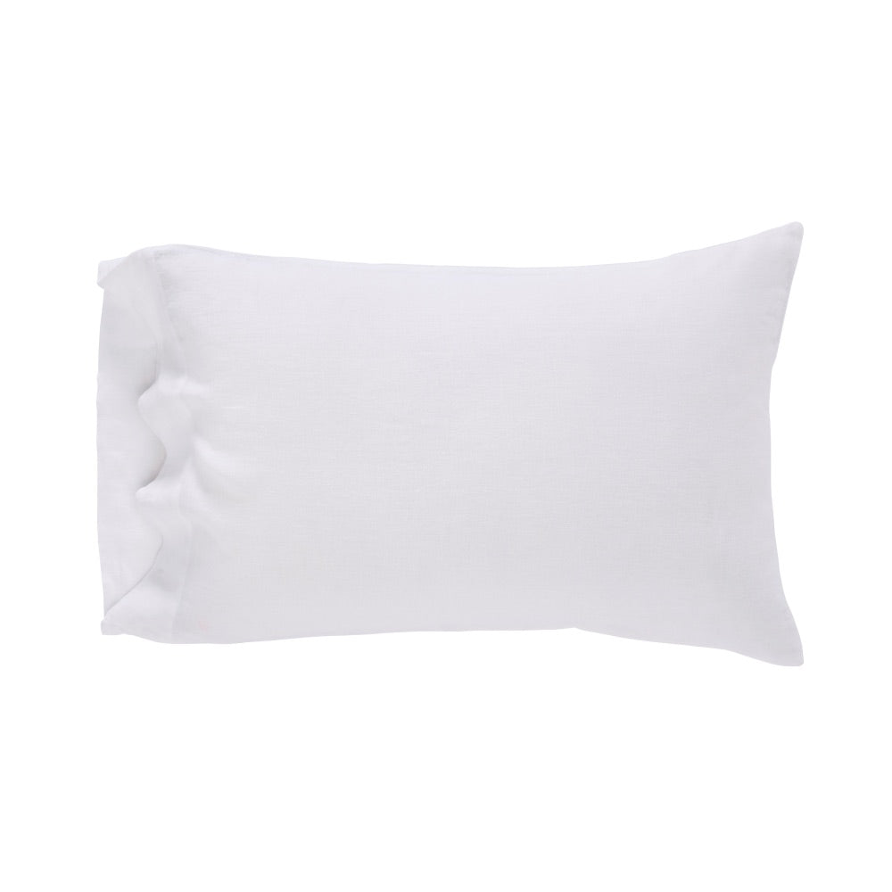 white linen sheet set queen king Cal shams