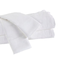 white linen sheet set queen king Cal shams