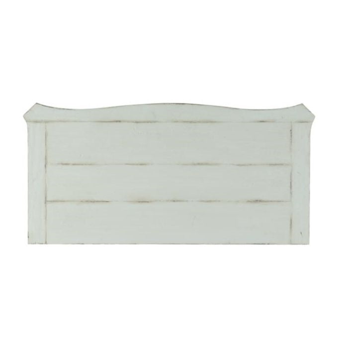light gray 3-drawer chest