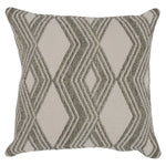 square pillow contemporary gray off-white indoor/outdoor