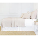 Traditional bed set blush