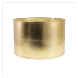 gold metallic drum lamp shade