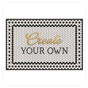 Rugs: Personalized Vinyl Mats