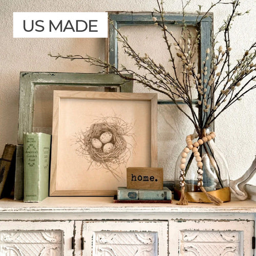 wooden tray holding peaches and wine cork holder