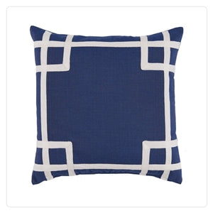 Blue Outdoor Pillow