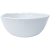 simple round white melamine small