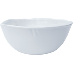 simple round white melamine small