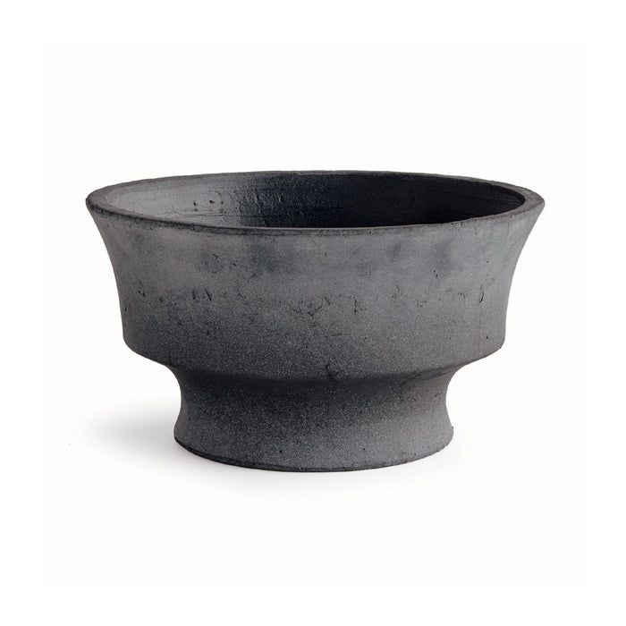 Black terracotta foote bowl