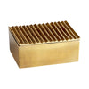 antique brass lidded decorative box gold modern medium
