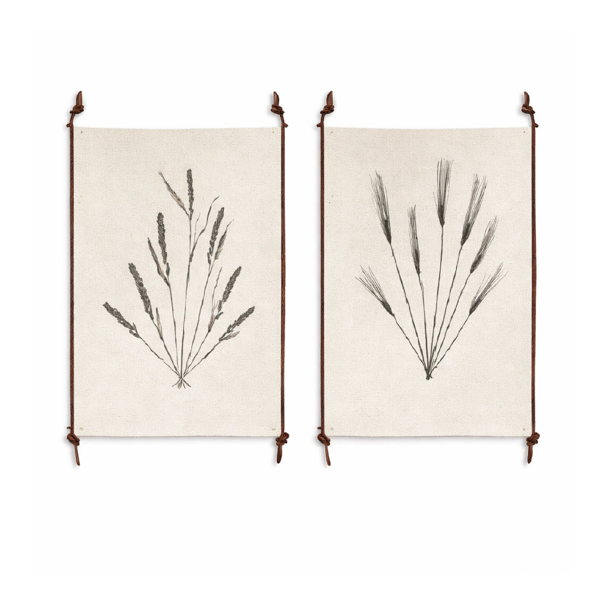 leather hanger wall art