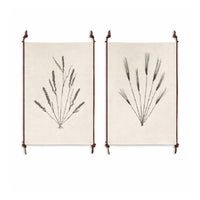 leather hanger wall art